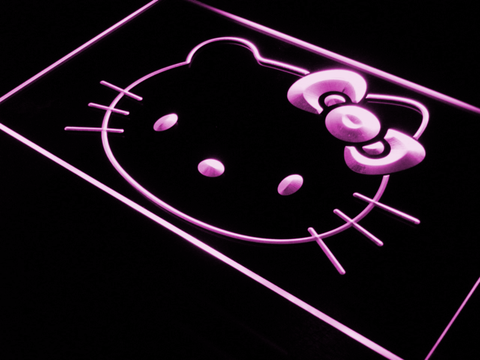 Hello Kitty Head LED Neon Sign
